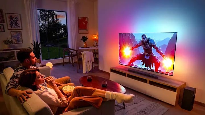 Dirbtinis intelektas Ambilight televizoriuose - kaip tai veikia?