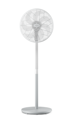 Auk&scaron;tas, baltas &bdquo;Philips&ldquo; 2000 serijos stalinis ventiliatorius, kurį galima pasukti 90 laipsnių kampu.
