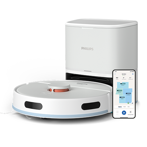 2000 serijos &bdquo;Philips HomeRun&ldquo; dulkių siurblys-robotas
