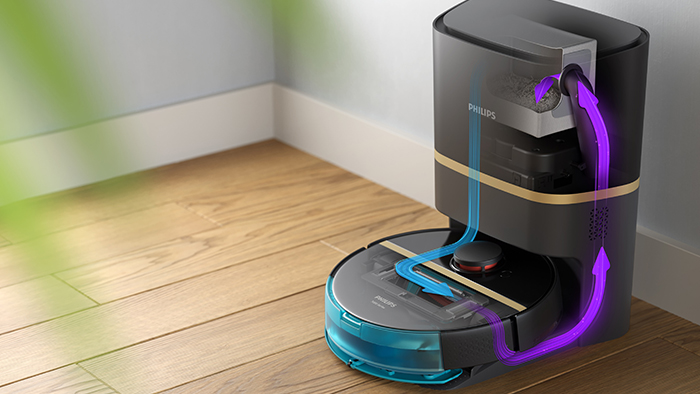 &Scaron;lapiai ir sausai valančio roboto surinkimo vaizdo įra&scaron;o miniatiūra