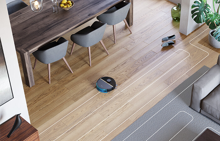 360&deg; lazerinė navigacija