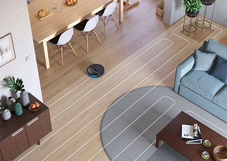 360&deg; lazerinė navigacija