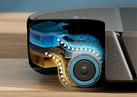 Valo &scaron;lapiai ir sausai vienu perbraukimu, XU7100