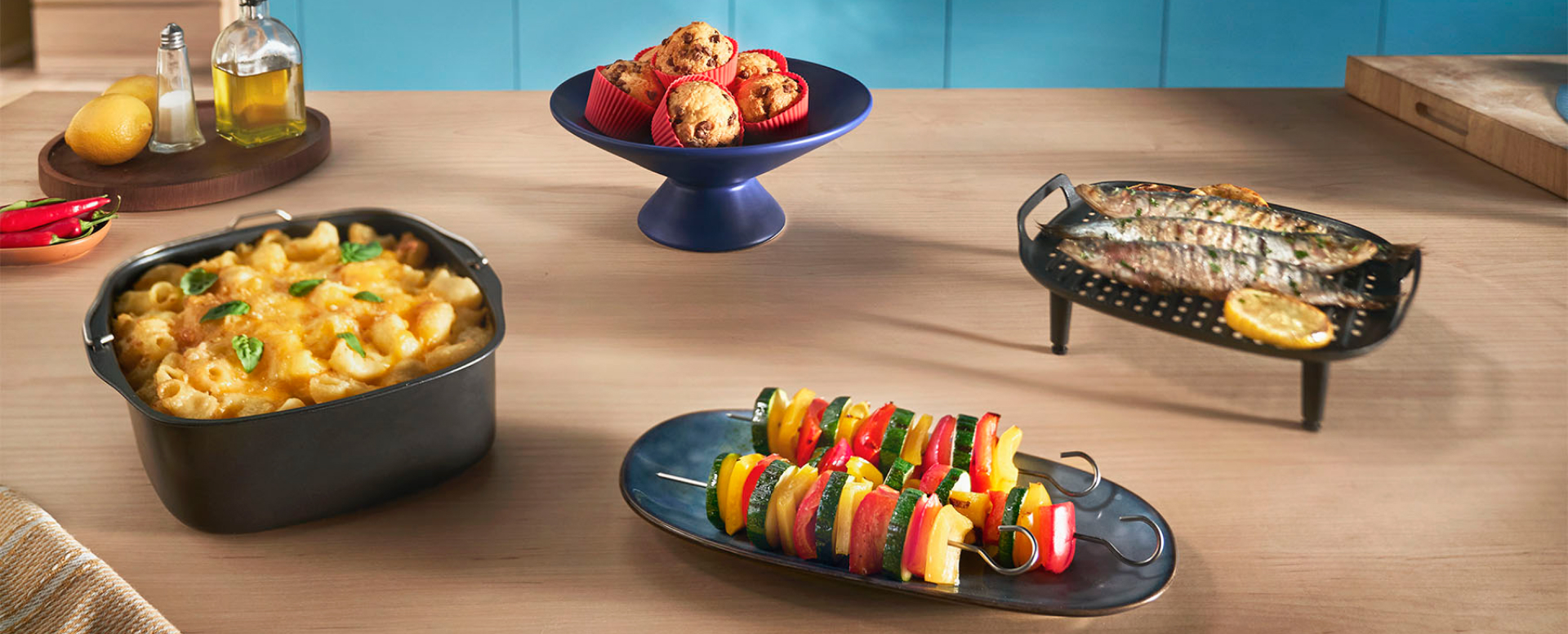 patiekalų, kuriuos galima gruzdinti naudojant mūsų priedus, asortimentas