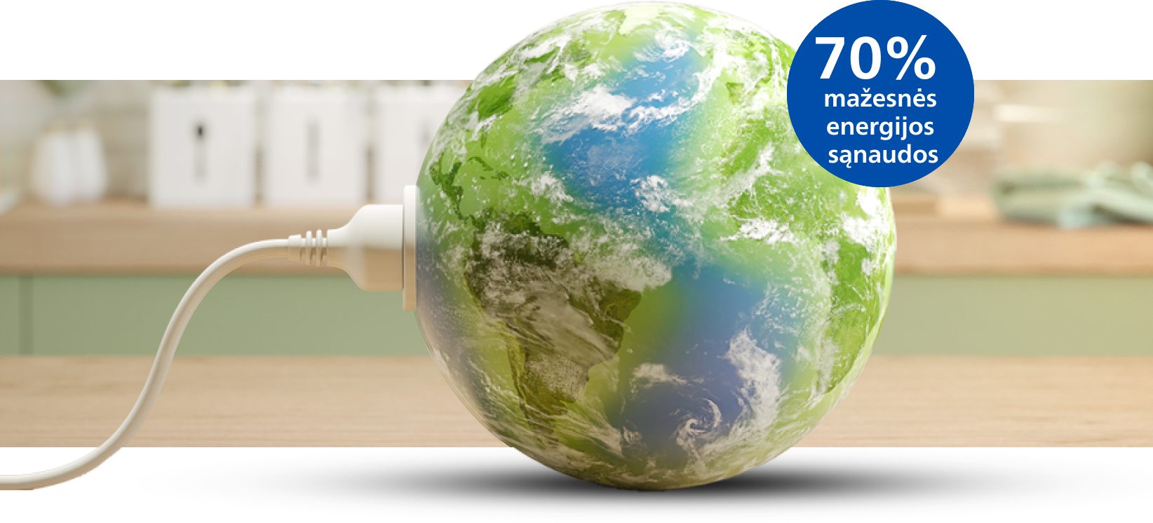 Energijos ir laiko taupymo reklamjuostė