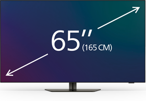 65 colių televizoriai