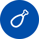 Vi&scaron;tienos kojelių piktograma