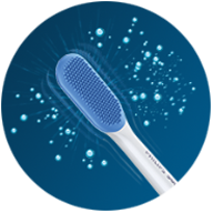 Gaivaus burnos kvapo su &bdquo;Philips Sonicare&ldquo; piktograma